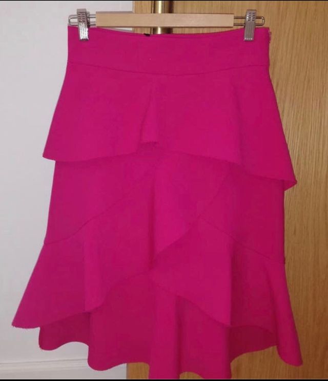 Conjunto falda y blusa lazada