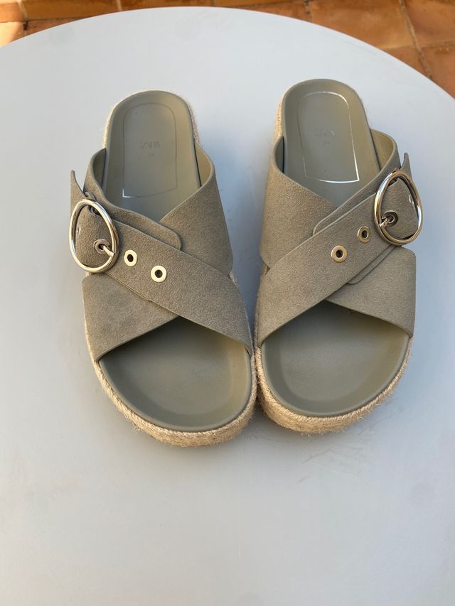 Sandalias plataforma Zara