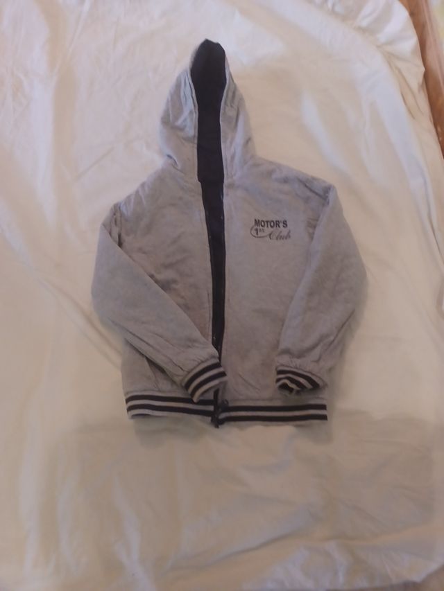  Parka de niño reversible con capucha. Talla 12