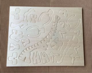 Puzzle 3d in legno Dinousauro