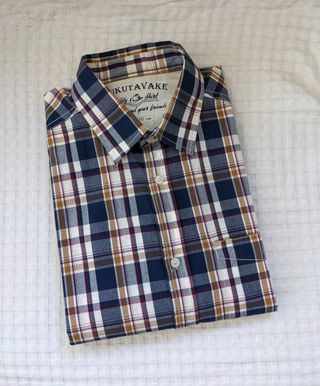 Camisa de cuadros algodón