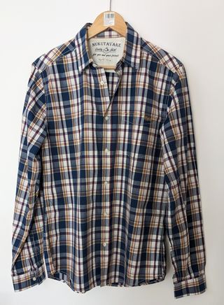 Camisa de cuadros algodón