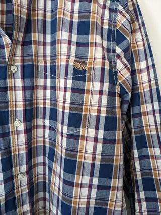 Camisa de cuadros algodón