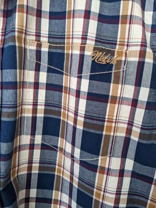 Camisa de cuadros algodón