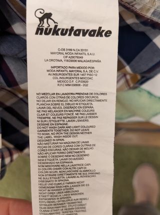 Camisa de cuadros algodón