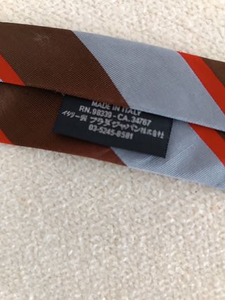 Corbata clásica vintage Prada 
