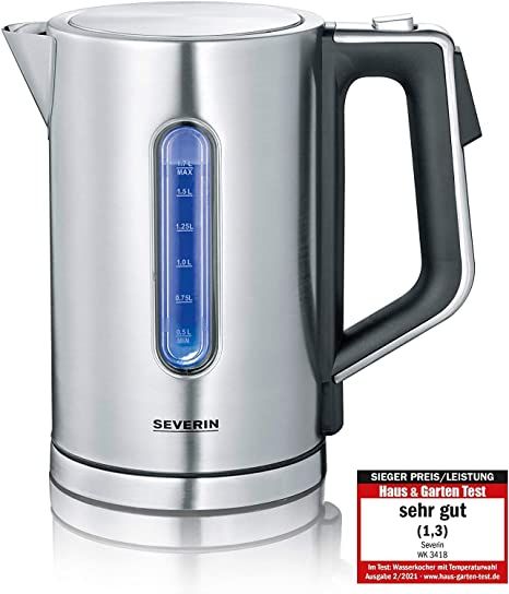 Hervidor de Agua Digital, 3000 W, 1.7 L