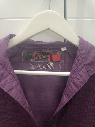 Camisa bordada Desigual talla L