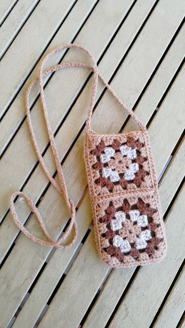Crochet Bolsitos Movil Funda Móvil Bolsitos Tejidos A Crochet Para