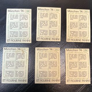 CROMOS MÚNICH 74