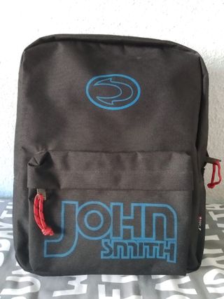Mochila escolar John Smith negra y azul