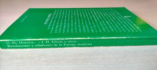 Revoluciones y rebeliones en la Europa Moderna