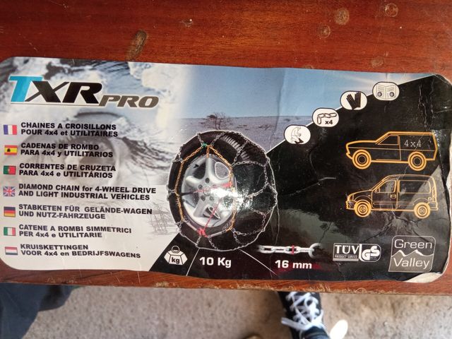 cadenas para furgonetas y 4x4. 