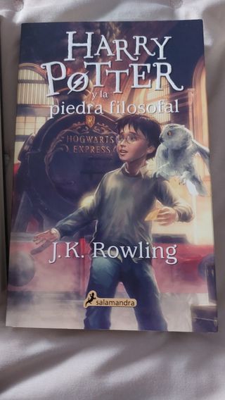 3 libros Harry Potter tapa blanda Livraria Lello