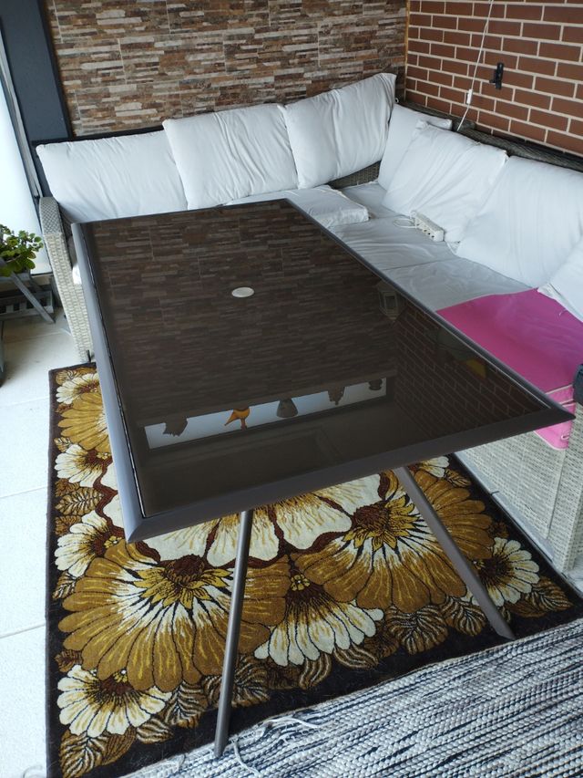 Mesa de jardín o terraza