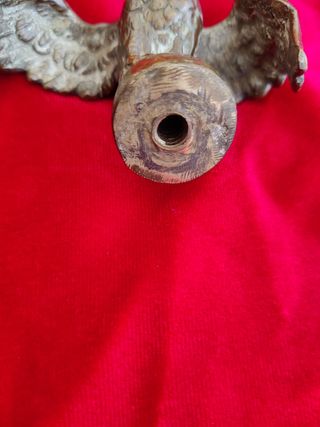 Antigua punta de bandera aguila alemana