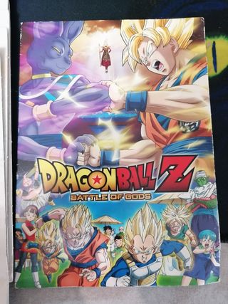 DVD's de Dragon ball + película batalla de Dioses