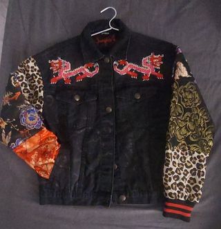 CHAQUETA TEJANA DESIGUAL TALLA S