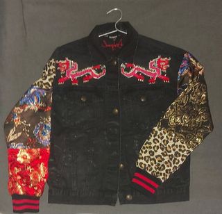 CHAQUETA TEJANA DESIGUAL TALLA S