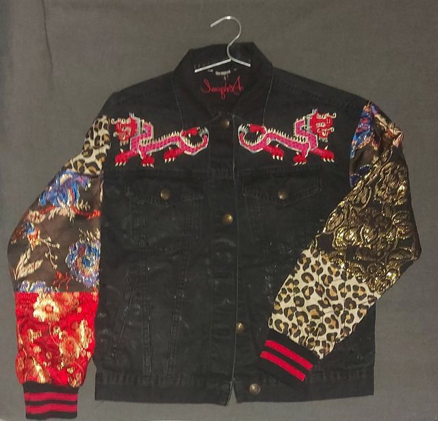 CHAQUETA TEJANA DESIGUAL TALLA S