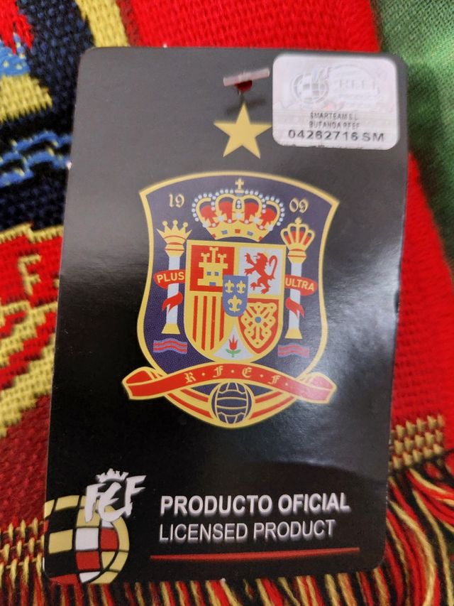Bufandas Selección Española Fútbol