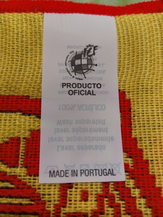Bufandas Selección Española Fútbol
