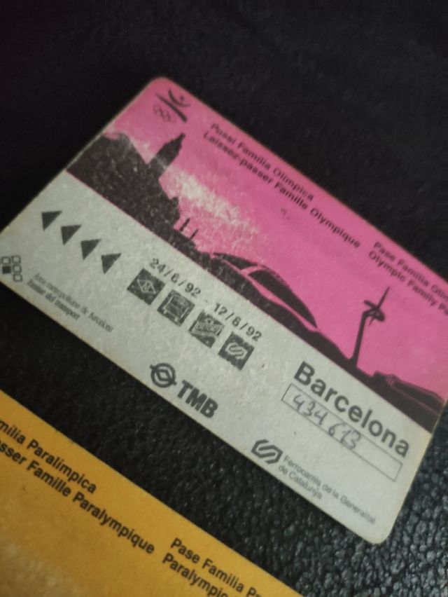 Tarjetas Olimpiadas Barcelona 92