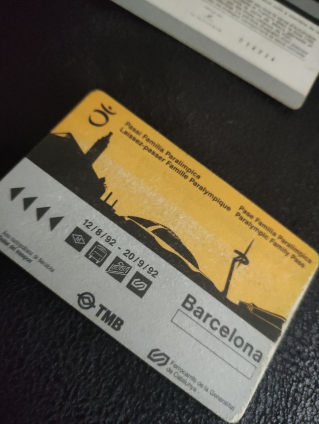 Tarjetas Olimpiadas Barcelona 92