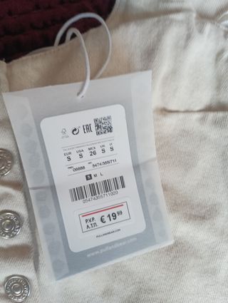 Top botones crema Nuevo