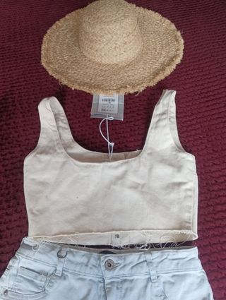 Top botones crema Nuevo