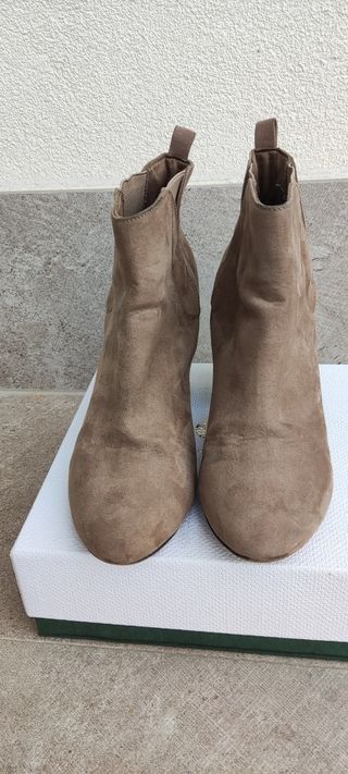 Botines mujer camel