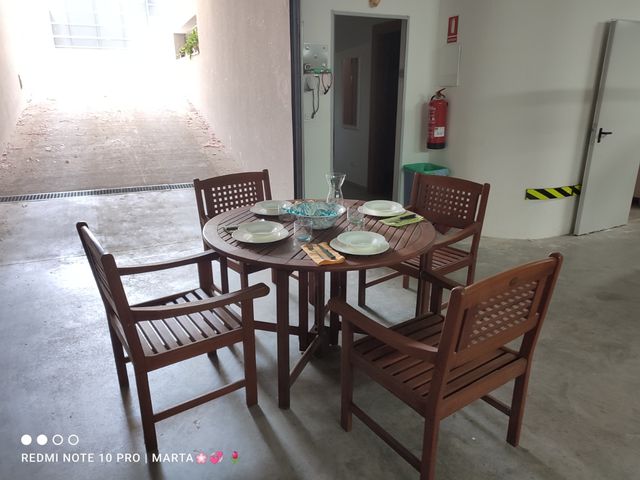 Conjunto de jardín de madera maciza de teca