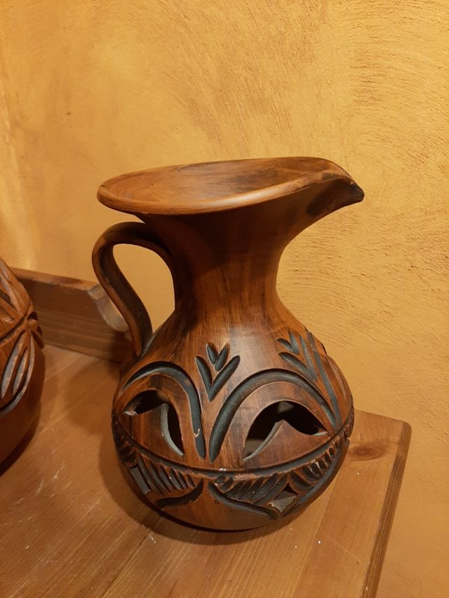 juego de jarrones artesanales