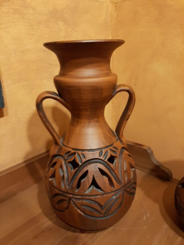 juego de jarrones artesanales