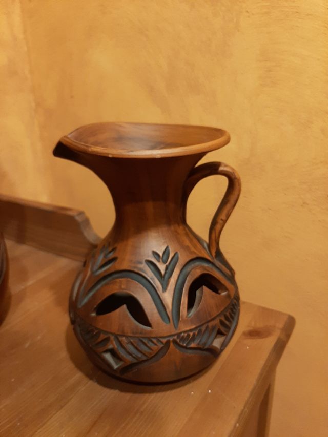 juego de jarrones artesanales