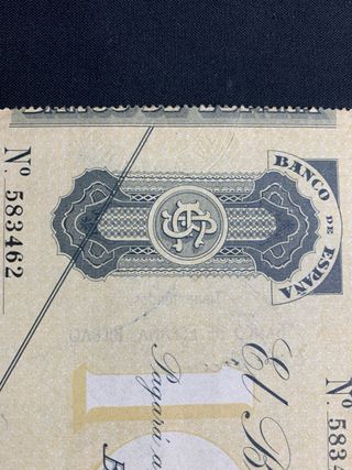 Billete 100 pesetas 1936 Bilbao,sello en seco