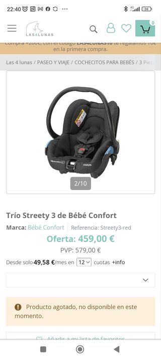 silla + capazo 