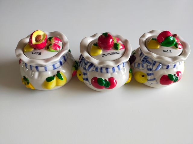 barattoli caffè zucchero sale