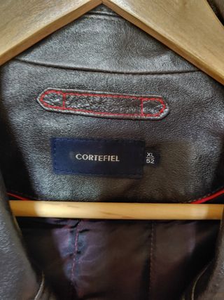 Cazadora 3/4 Cuero Hombre