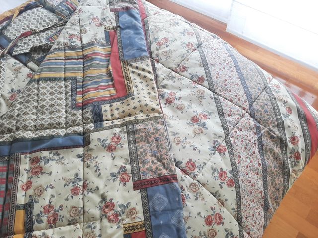 Colcha cama de 90 reversible