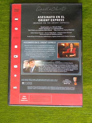 ASESINATO EN EL ORIENT EXPRESS DVD.
