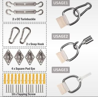 Toldo vela cuadrado beige
