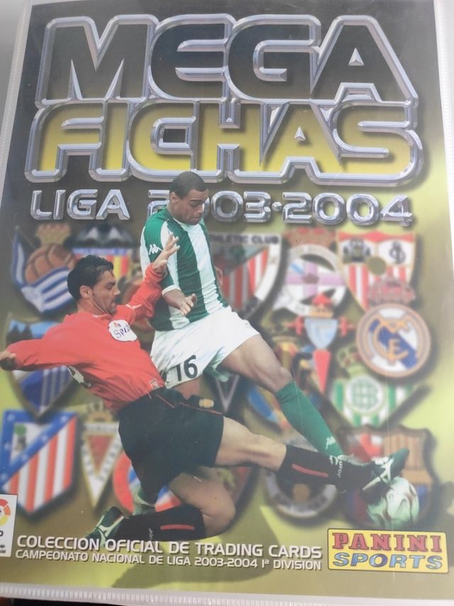 Álbum Mega fichas 2003/04 Panini