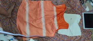 camisa tirantes y minifalda