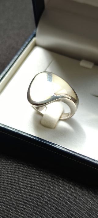 Sortijas plata 925 nácar y turquesa