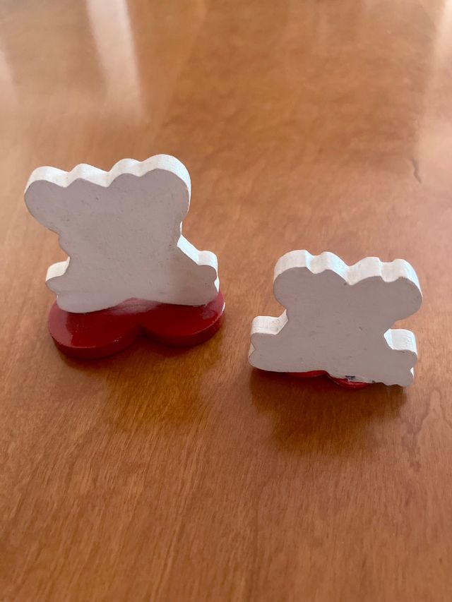 Adornos madera ENAMORADOS SAN VELENTIN