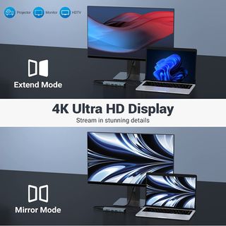 Adattatore USB-C HDMI 4K per doppio monitor 9 in 1 HUB