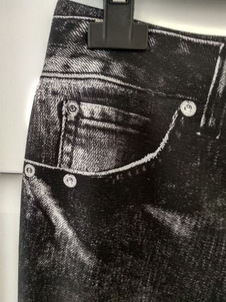 Leggins vaqueros negros