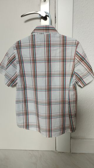 camisa cuadros Zara niño 4 años 