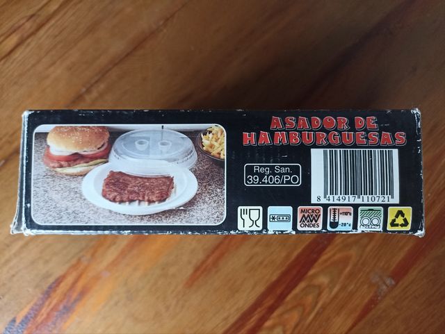 Asador de hamburguesas